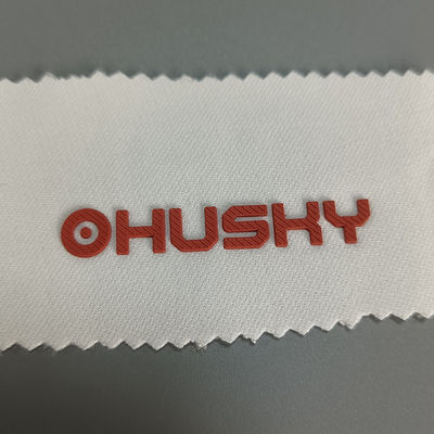 Custom Round Rectangle Flower Silicone Heat Transfer Label and Patch for Clothing and Sportswear