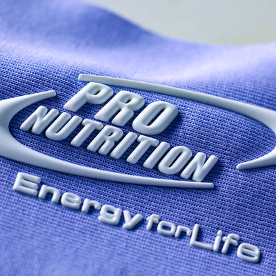 Custom Washable High Quality 3D Soft Silicone Heat Transfer Label for Garments and Textiles