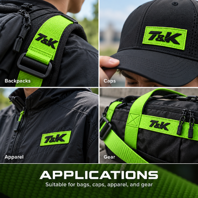 Custom 3D TPU Heat Transfer Logos with Matte Raised Finish for Sportswear