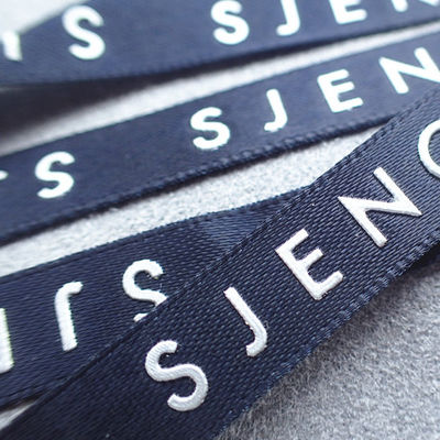 Recycle End Folded Damask Screen Printing Clothing Labels