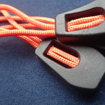 Durable Embossed Logo PVC Zipper Slider Puller