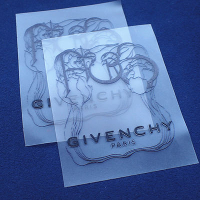 Transparent Mahattan Fold TPU Custom Printed Fabric Labels
