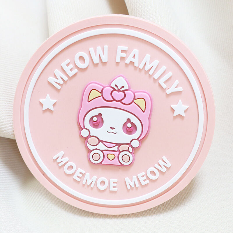 Custom Logo Silicone Soft Washable 3D Colorful Silicone Badges Customizable Silicone Logo Patch for Clothing