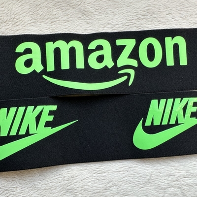 Glosy Printed Elastic Band Silicone Logo 6cm 3cm 4.5cm Wysoka elastyczność