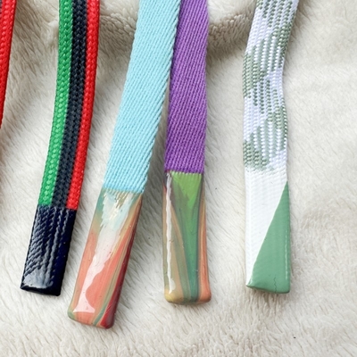 50cm Hoodie Cord z silikonowym końcem powłoki liny z dodatków odzieżowych