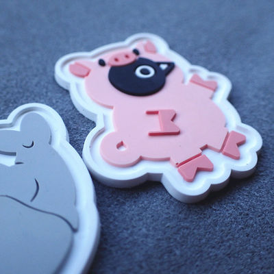 3D Carton Animal Die Cut ODM Logo Etykiety odzieżowe